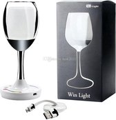 LED wijn glas RGB/WW design tafellamp
