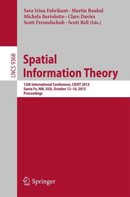 Springer Nature Proceedings Computer Science - Spatial Infor ... - cover