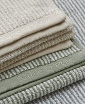 Marc O'Polo Timeless Tone Stripe Badhanddoek - 50x100 - Beige/ecru