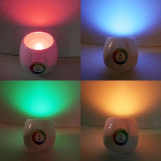 Uithoudingsvermogen Humanistisch Scenario LED Magic RGB Sfeerlamp Zwart, 64 Kleuren, Op Batterijen | bol.com