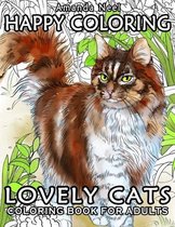 Happy Coloring: Lovely Cats - Amanda Neel