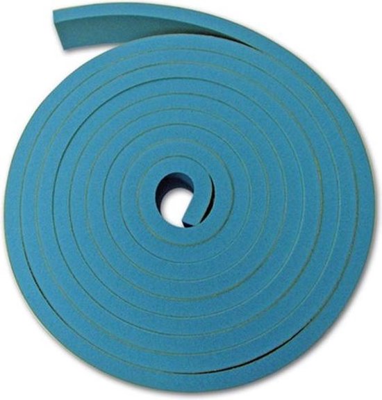 Randisolatiestrip, 50 mm x 5 mm x 10 m, zelfklevende randisolatiestrips