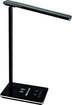 Soundlogic Flexibele Bureaulamp LED-verlichting - Draadloze oplader - Zwart