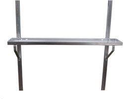 Tuinkas schappenset aluminium 2 st.