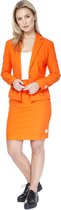 OppoSuits Foxy Orange - Vrouwen Kostuum - Oranje - Koningsdag - Maat 42