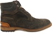 Floris Van Bommel 10816 Veterboots - Laarzen Met Veters - Heren - Bruin - Maat 41+