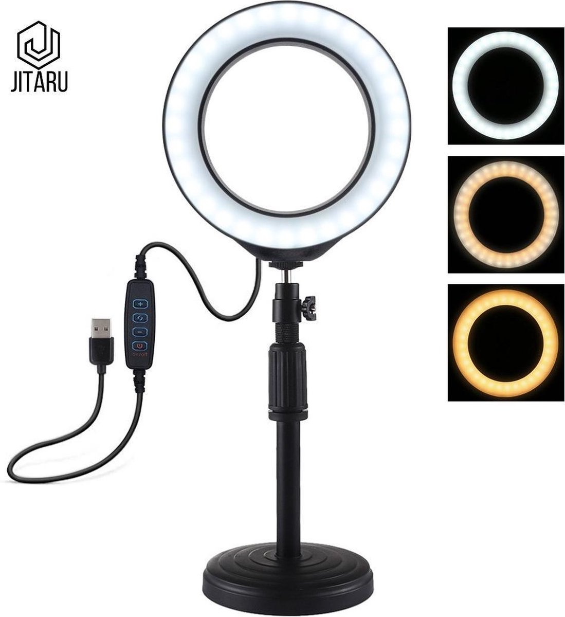 LED Ring lampe XIB / bureau / vlogging lumière / bureau / lampe