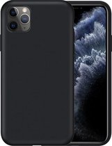 Luxe Back cover voor Apple iPhone 11 Pro - Zwart - TPU Case - Siliconen Hoesje