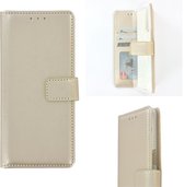 Sony Xperia 5 hoesje - Bookcase - Portemonnee Hoes PU Leer Wallet case Goud