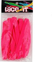 Schoenveter Lacy neon pink 130 cm lang 10 mm breed