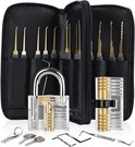 uitgebreide Lockpick set 2.0 met Gratis E-book - lockpicking - lock pick gereedschap tools - lockpicken - voor beginners en professionals - 2020 versie