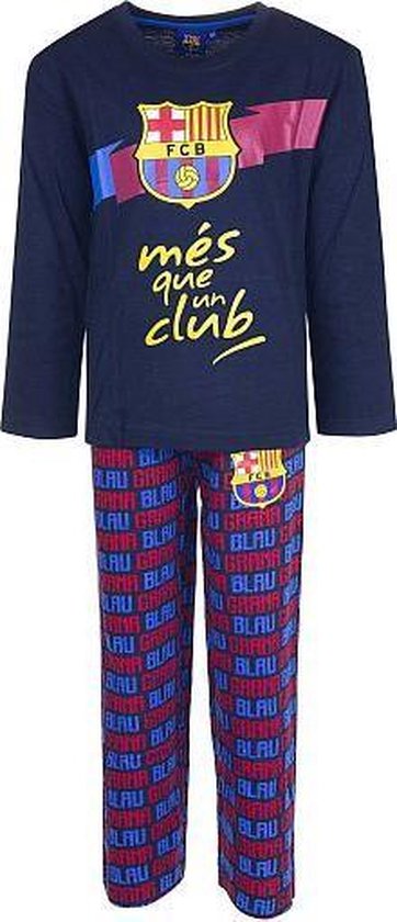 FC Barcelona Pyjama donkerblauw - 12 jaar - maat 152 | bol.com