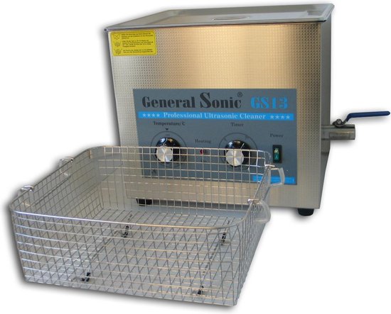 Foto: Generalsonic gs13 13 liter professionele ultrasoon reiniger met een krachtige reiniging ultrasoonbad ultrasoon baden reinigingsbad ultrasone reiniger carburateur reinigers ultrasonic cleaner injectoren brillen apparaat grote ultrasoonbak 