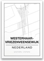 Poster/plattegrond WESTERHAARVR - A4