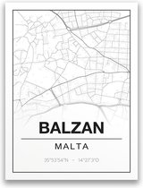 Poster/plattegrond BALZAN - A4