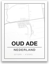 Poster/plattegrond OUD-ADE - A4