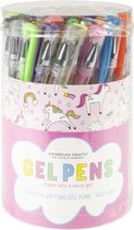 American Crafts - Rainbow Gelpennen - 48 stuks - in tube