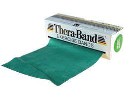 Thera-Band - Weerstandsband Oefenband Groen - 5,5 meter lang - Zware Weerstand