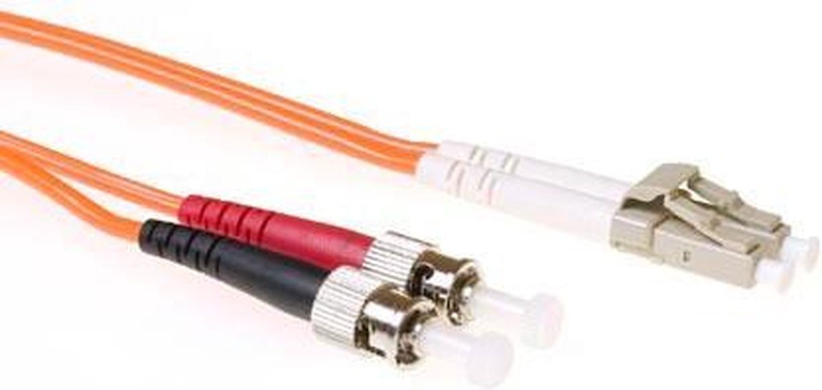 ACT RL7020 Glasvezel Patchkabel Duplex LSZH - LC/ST 62.5/125µm OM1 - 20 meter
