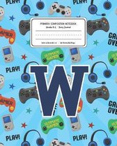 Primary Composition Notebook Grades K-2 Story Journal W