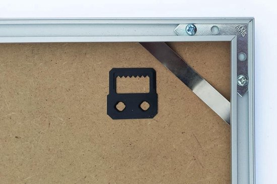 Homedecoration Montreal - Cadre photo - Format photo - 28 x 51 cm - Noir brillant