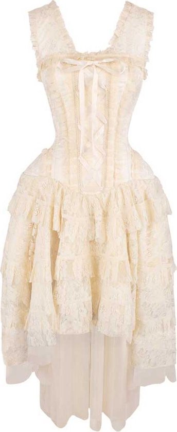 Attitude Corsets Korte trouwjurk -2XL- Victorian corset dress Gothic,  vampire,... | bol.com