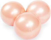 Ballenbak ballen - 100 stuks - 70 mm - rose goud