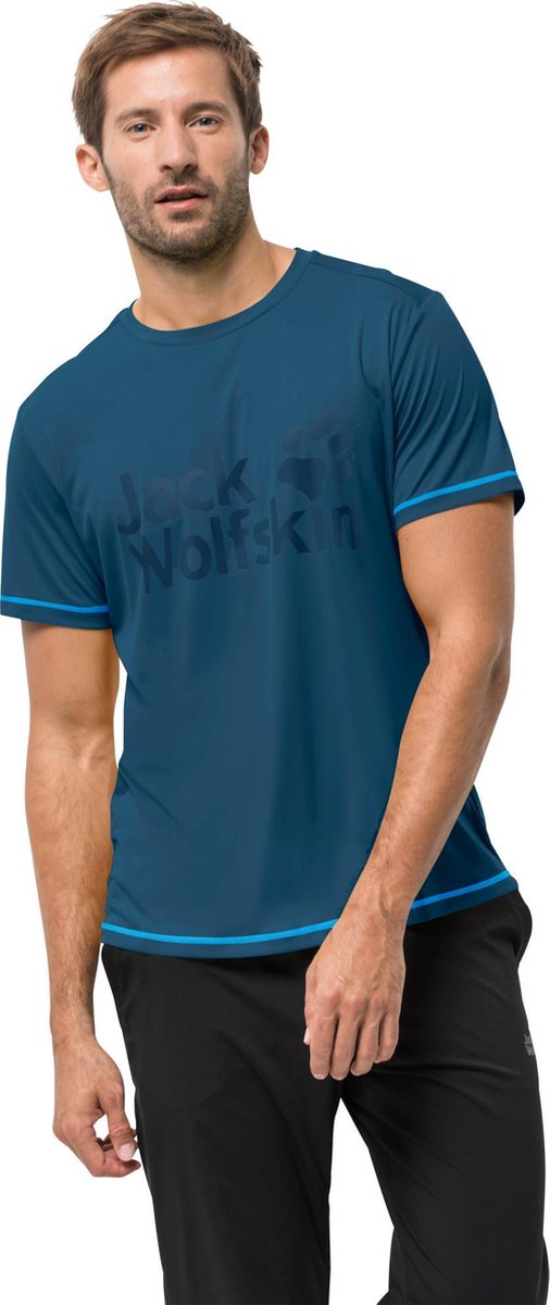 Jack Wolfskin Sierra T M Shirt Heren - Black | bol.com