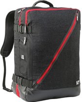 CabinMax Camden 2.0 – Handbagage - Rugzak 44l– Schooltas - 55x40x20cm – Lichtgewicht - Zwart (CAMDEN)