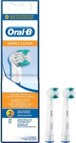Bol.com Oral-B Simply Clean - Opzetborstels - 2 stuks aanbieding