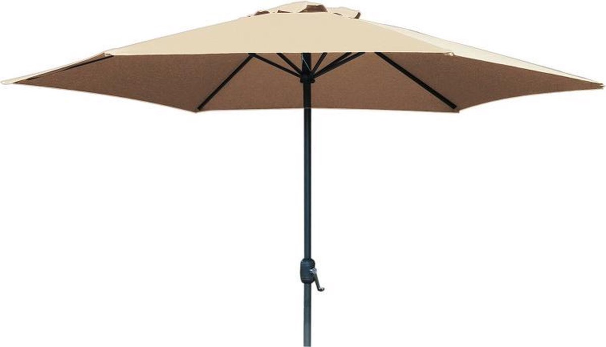 Bol.com PimXL Parasol – Ø300cm - Ecru aanbieding