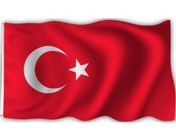 Turkse Vlag 90x150cm | Gevelvlag Turkije 90 x 150 CM