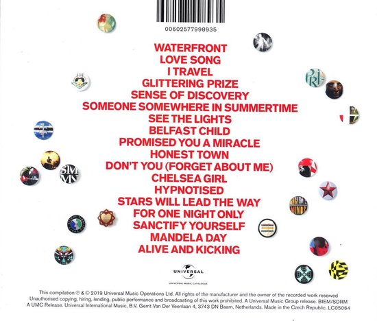 40: The Best Of Simple Minds (CD), Simple Minds | CD (album) | Muziek