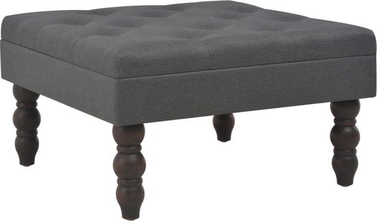 Table basse en tissu gris foncé (plateau inclus) - Table basse - Table  d'appoint -... | bol.com