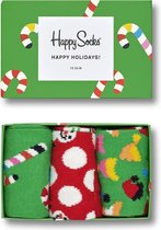 Happy Socks Sokken Kids Holiday Gift Box Groen Maat:2-4 jaar