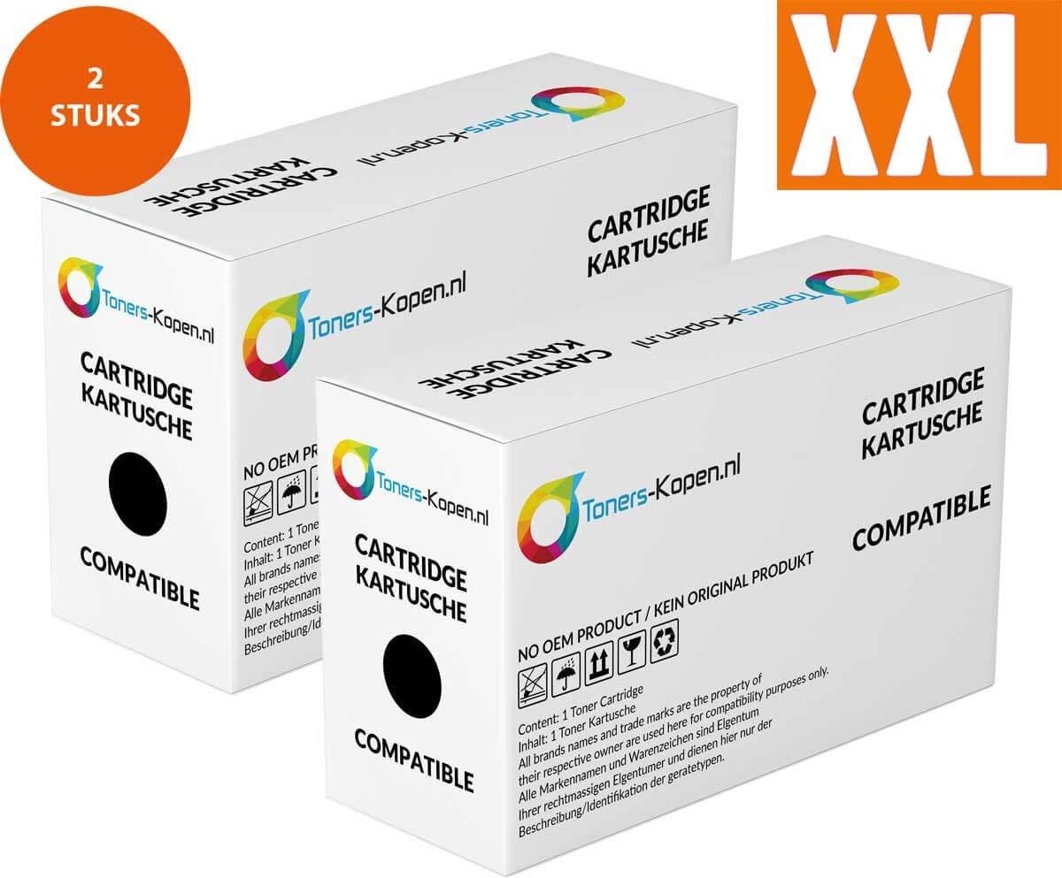 Huismerk 2X Toner Brother TN-2120 TN-2110 - Set 2 Cartridges Zwart 10400pag - Brother toner TN-2110 compatible TN-2110 alternatief - DCP7030 DCP7032 DCP7045N HL2140 HL2150N HL2170N HL2170W MFC7320 MFC7340 MFC7440N MFC7840W - TN2120 tonercartridge