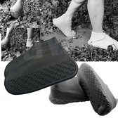 OWO - waterdichte herbruikbare schoenhoes - schoencover - schoenenhoes - schoen beschermer - beschermt uw schoenen tegen regen, modder en sneeuw - zwart - Maat L