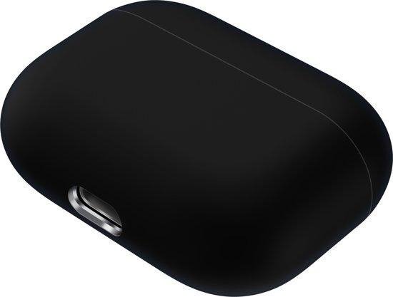 KELERINO. Siliconen Case geschikt voor Apple AirPods Pro - Hoesje - Zwart - KELERINO.