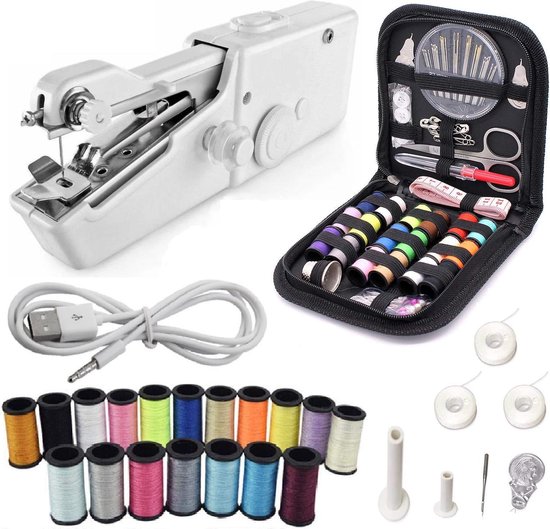 Mini Machine à Coudre Manuelle Portable – Sans Fil, Pour Débutants, Réparation Rapide Vêtements