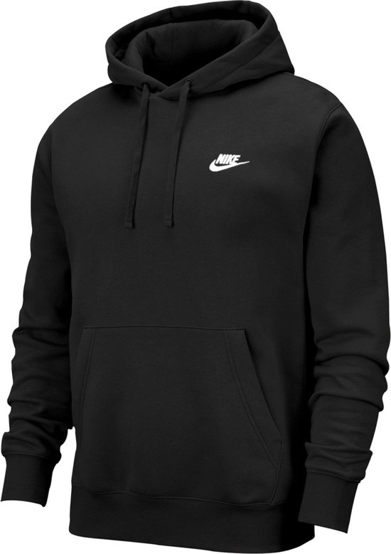 Maillot de sport Nike Nsw Club Hoodie Po Bb pour homme - Noir / Noir / (Blanc) - Taille L