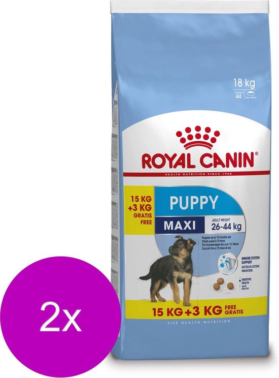 Royal canin maxi puppy 15 kg 3 kg hot sale gratis