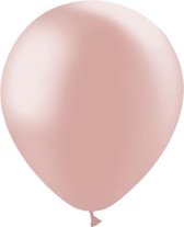 Rosé Gouden Ballonnen Metallic 30cm 10st