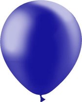 Donkerblauwe Ballonnen Metallic 30cm 10st