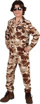 Magic Design Verkleedpak Desert Storm Jongens Bruin Mt 164