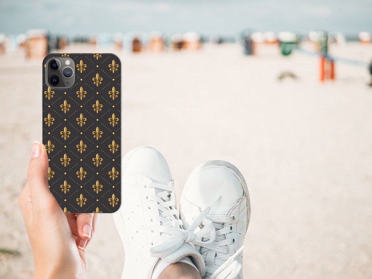 Apple iPhone 11 Pro Max TPU bumper Franse Lelie
