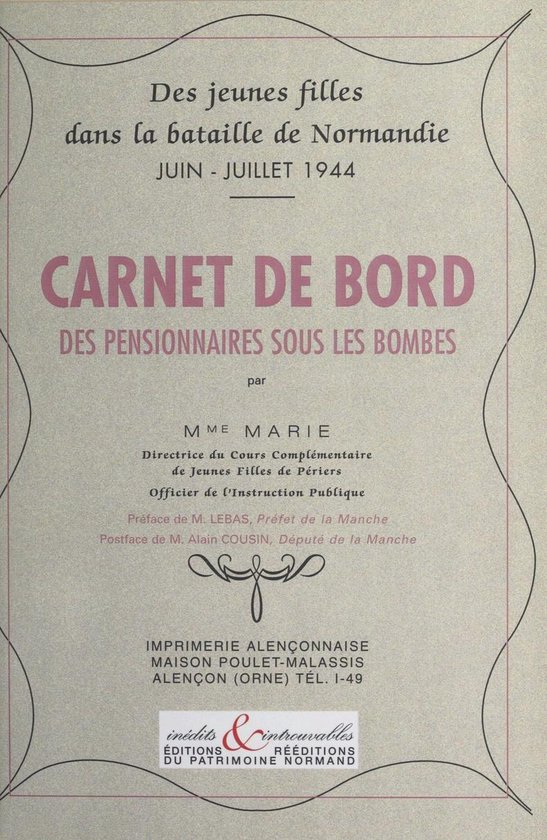 Des jeunes filles dans la bataille de Normandie, juin-juille ... - cover