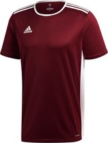 adidas Sportshirt - Maat 128  - Unisex - rood/wit