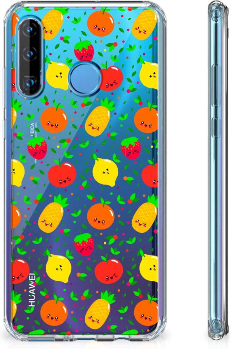 Huawei P30 Lite Beschermhoes Fruits