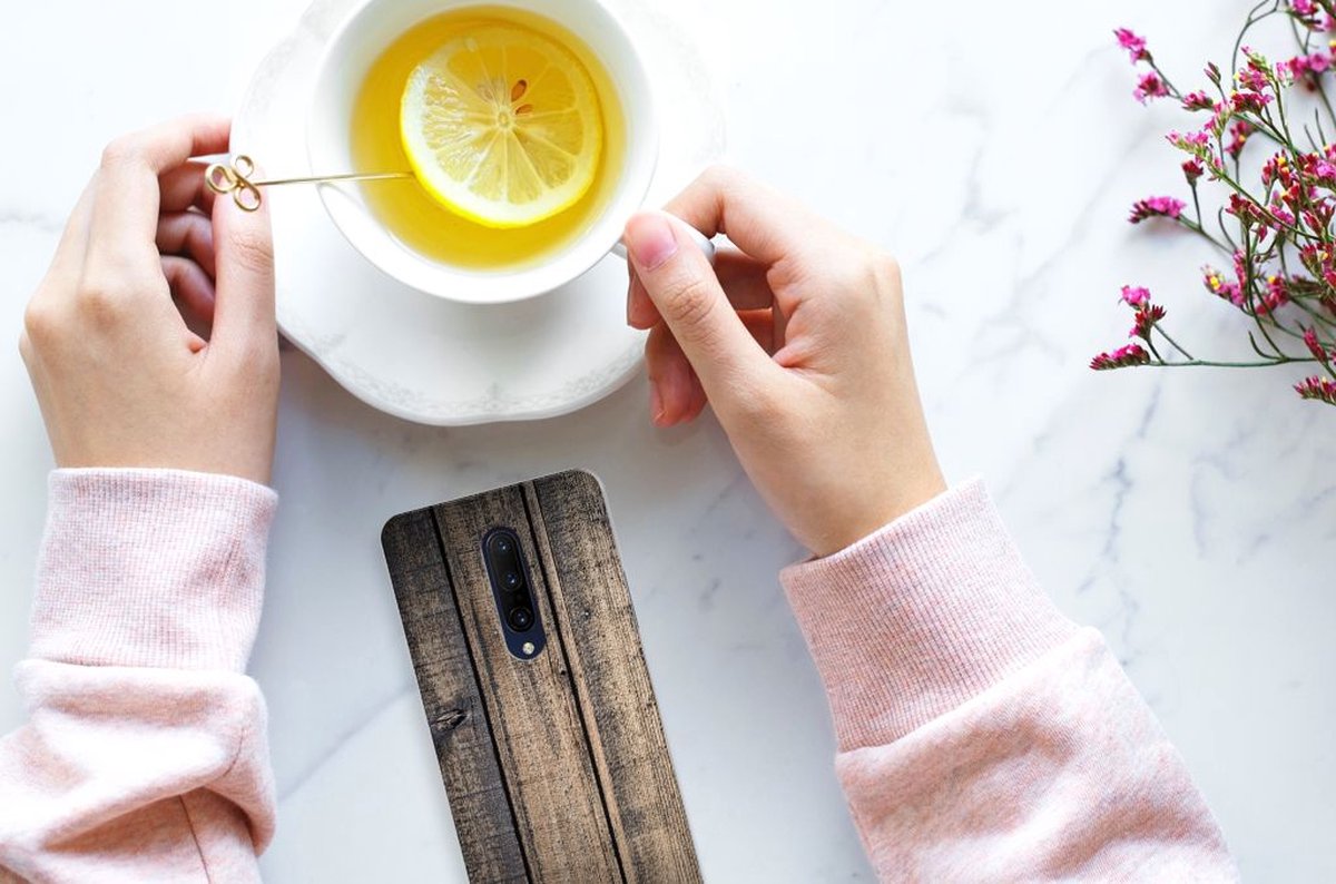 OnePlus 7 Pro Bumper Hoesje Steigerhout