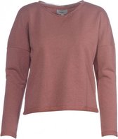Only korte roze sweater met roze glitterdraad - Maat S